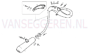 EXHAUST PIPE AND MUFFLER