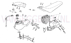 FUEL TANK - FILTER BOX - SEAT