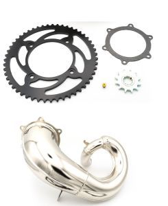 Snelle Uitlaatbocht Beta RR 50 Motard E5 complete Kit