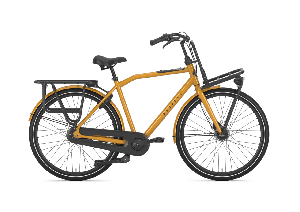 gele transportfiets 7 versnellingen heren Gazelle